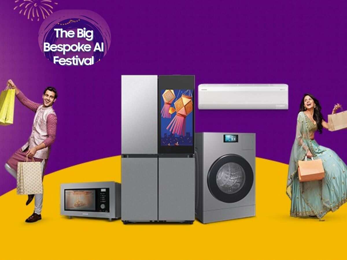 Samsung Festive Deals: फ्रिज, AC, TV खरीदने पर मिल रहा है 50,000 तक का कैशबैक और 47% की छूट- अभी चेक करें
