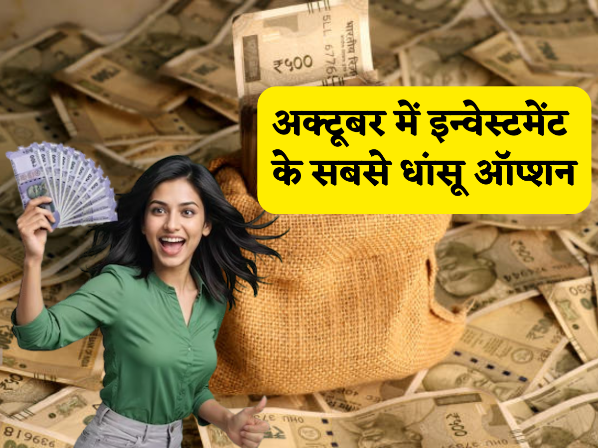 अक्टूबर में मिलेगी छप्परफाड़ कमाई! ये हैं निवेश के टॉप 10 गोल्डन चांस, जो देंगे हाई रिटर्न और बनाएंगे आपको 'धनवान'!