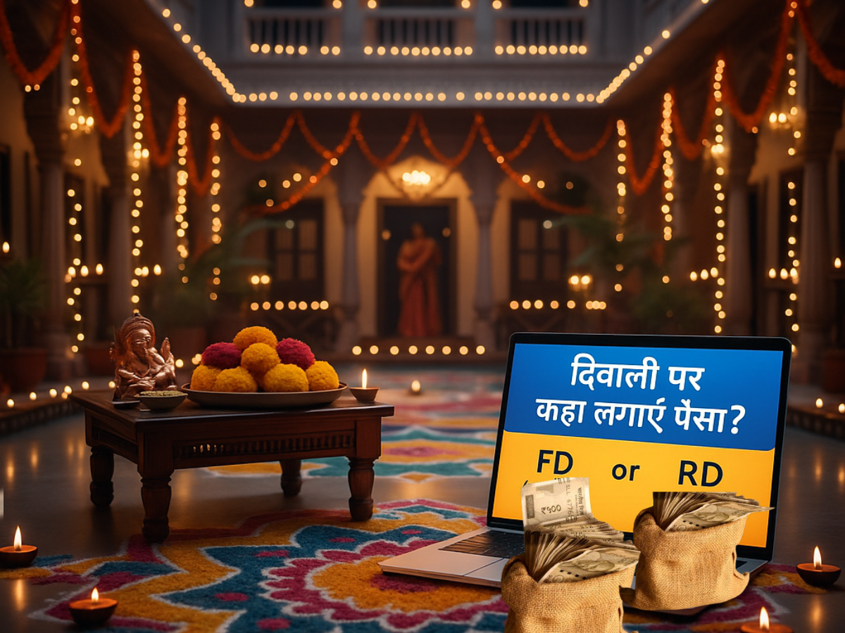 दिवाली से पहले कहां लगाएं पैसा? FD या फिर RD, कौन है इन्वेस्टमेंट का 'बेस्ट मनी मेकिंग' वाला ऑप्शन, कहां मिलेगा 'सबसे मोटा' फायदा