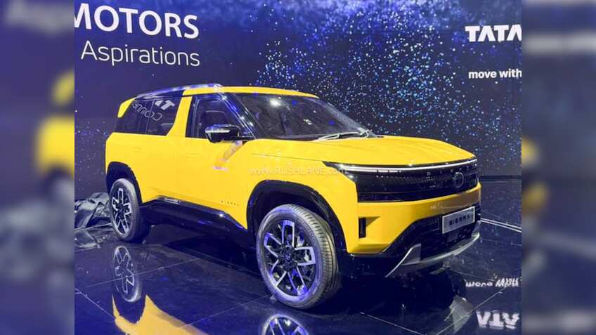 Tata Sierra के इंटीरियर की झलक आई सामने, Kia-Mahindra की गाड़ियों वाला फीचर दिखा, देखें फोटो
