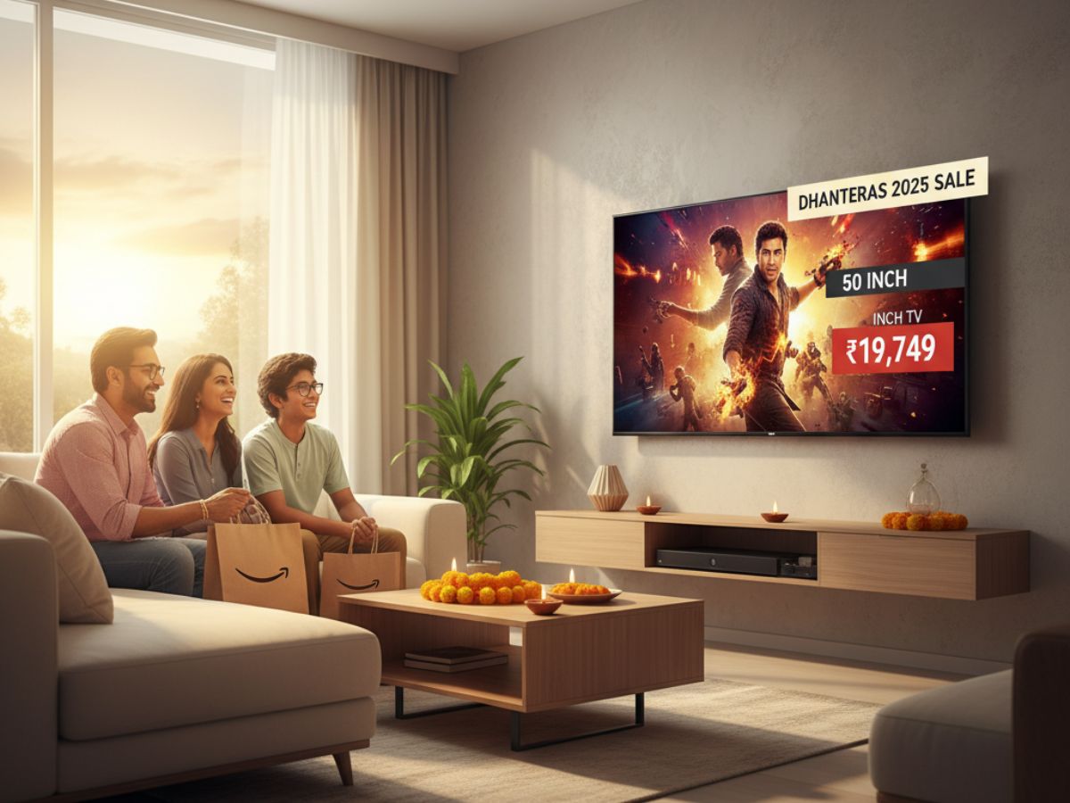 सिर्फ ₹19,749 में 50 इंच और ₹11,700 में 40 इंच का TV! Dhanteras 2025 का ये जबरदस्त ऑफर अब तक का सबसे बेस्ट