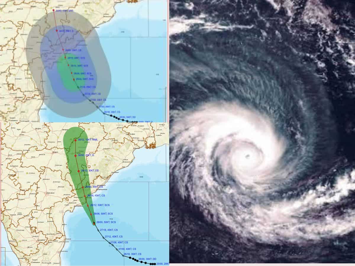 Cyclone Montha: आज आंध्र प्रदेश के तट से टकराएगा चक्रवाती तूफान, इन राज्‍यों में मूसलाधार बारिश के आसार!