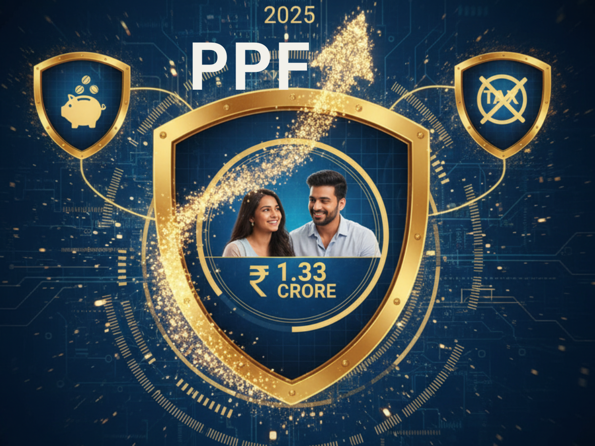 PPF Calculation: PPF का धांसू प्लान! वाइफ के साथ मिलकर करें निवेश, पाएं ₹1.33 करोड़ का टैक्स-फ्री फंड! जानें पूरी स्ट्रेटेजी