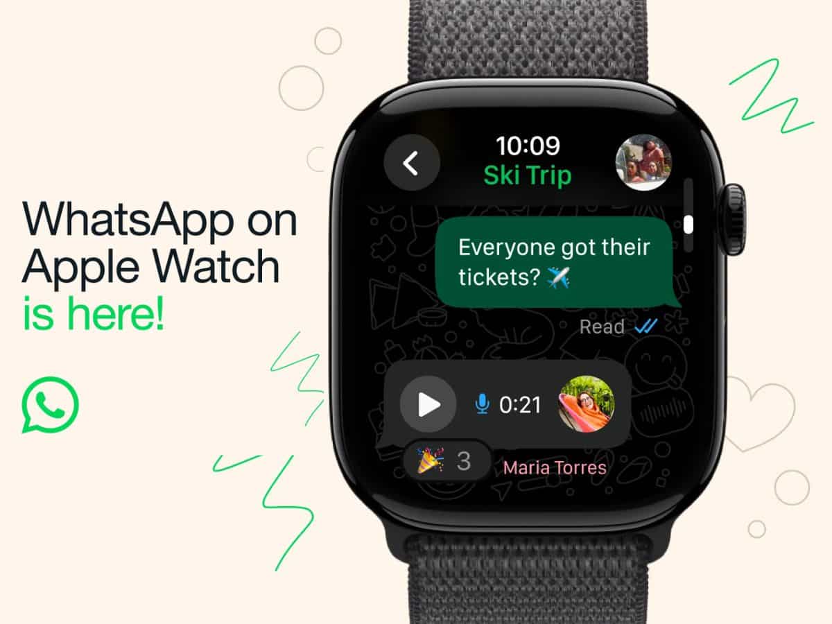 Apple Watch यूजर्स के लिए अच्छी खबर! वॉच में जुड़ गया वॉट्सऐप, अब बिना फोन निकाले कलाई से दे सकेंगे रिप्लाई