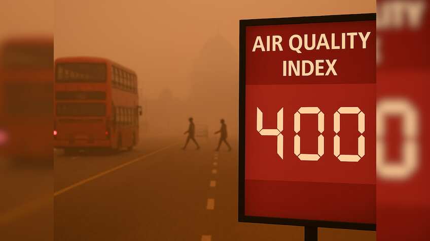 दिल्ली-NCR में प्रदूषण का 'रेड अलर्ट', कई जगह AQI हुआ 400 के पार, क्या आपके इलाके की हवा भी है जानलेवा? तुरंत देखें लिस्ट