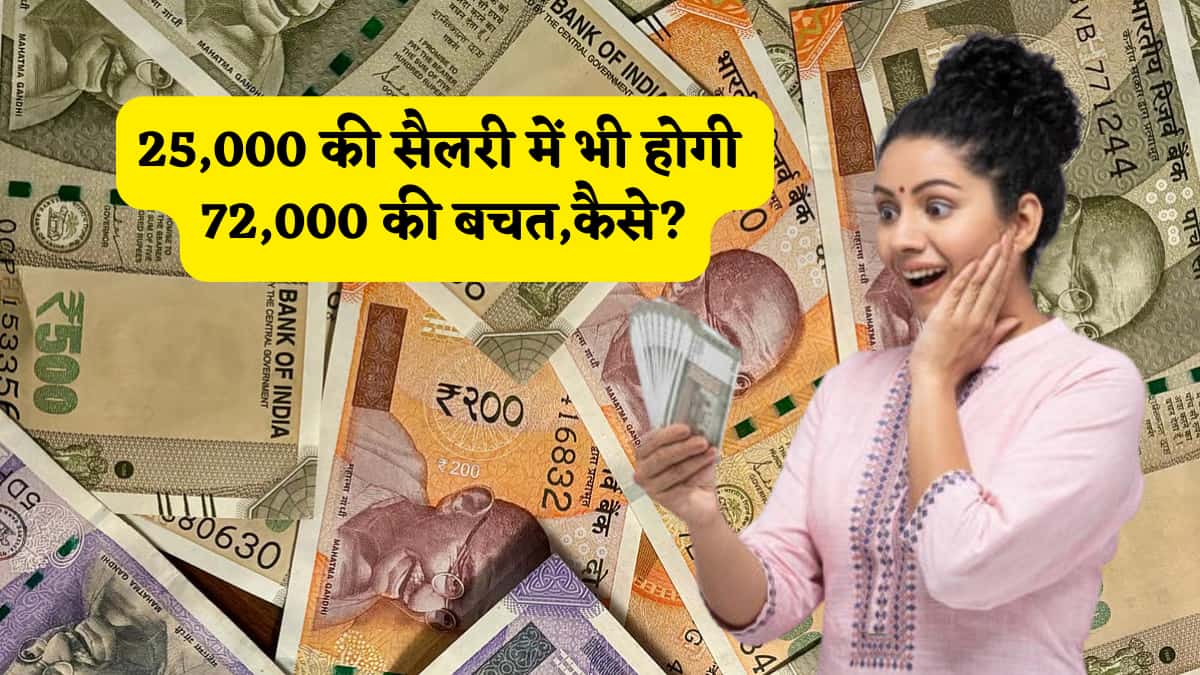 25,000 की सैलरी में भी होगी 72,000 की बचत! महीने के खर्च और इन्वेस्टमेंट का ये 'सीक्रेट फॉर्मूला' जानकर आप भी कहेंगे- वाह! क्या आइडिया है