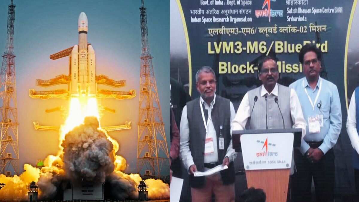 ISRO ने फिर दिखाई ताकत...LVM3-M6 से BlueBird-2 की सफल लॉन्चिंग, अब स्पेस से सीधे मोबाइल कॉल!