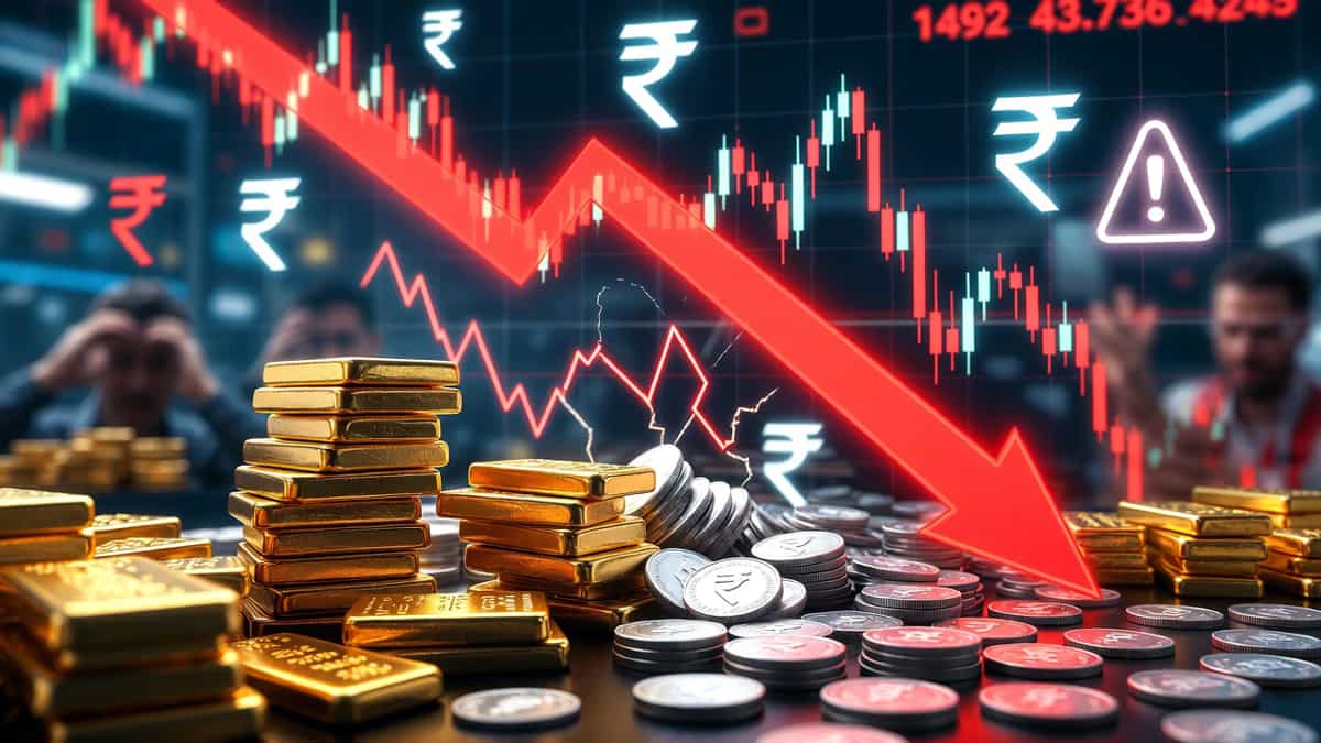 रिकॉर्ड ऊंचाई से धड़ाम सोने-चांदी के दाम, ₹31 हजार से भी ज्यादा सस्ती हुई चांदी, सोने का भाव ₹6 हजार से ज्यादा गिरा