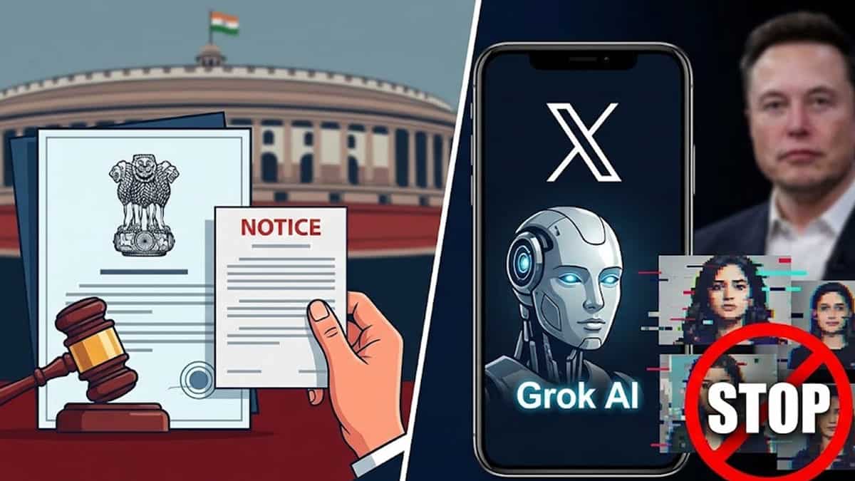 X के AI ग्रोक पर सरकार हुई सख्त, अश्लील कंटेंट तुरंत हटाने के दिए आदेश, 72  घंटे में मांगी रिपोर्ट | Zee Business Hindi