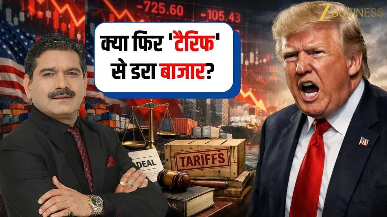 लगातार गिरावट क्यों? FII बिकवाली और टैरिफ का असर!