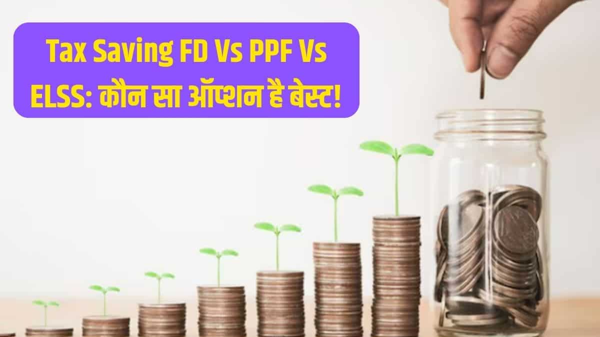 Tax Saving FD Vs PPF Vs ELSS: कहां निवेश किया तो बनेगा पैसा ही पैसा, कौन है ज्‍यादा दमदार?