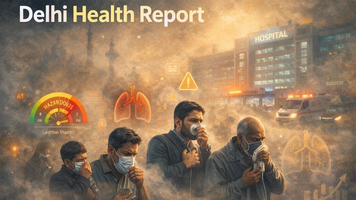 दिल्ली की हेल्थ रिपोर्ट: 2024 में सांस की बीमारी से हुईं 9211 मौतें, मरने वालों की कुल संख्या 1,39,480 रही
