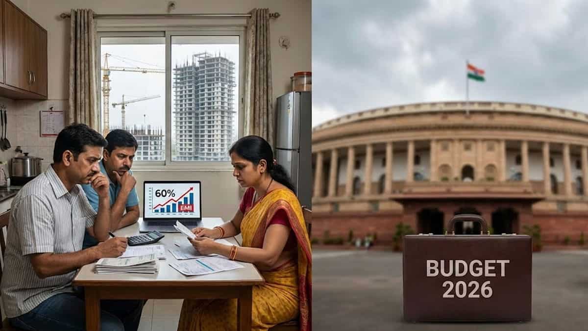 मिडिल क्लास पर दोहरी मार, कमाई का 60% खा रही EMI, बिल्डर्स ने सस्ते घरों से मोड़ा मुंह, बजट से सुधरेंगे हालत?