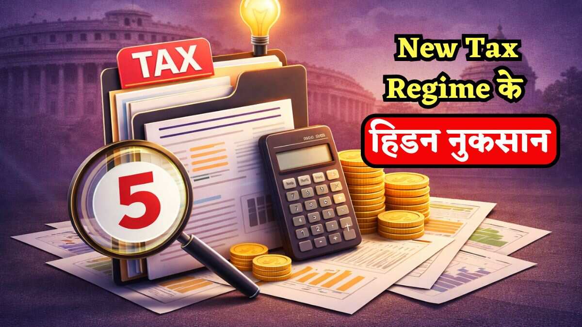 New Tax Regime: 5 'हिडन' नुकसान! कोई नहीं करता इनकी बात, फ्यूचर प्लानिंग हुई मुश्किल, इस बजट में होगी इन पर चर्चा?