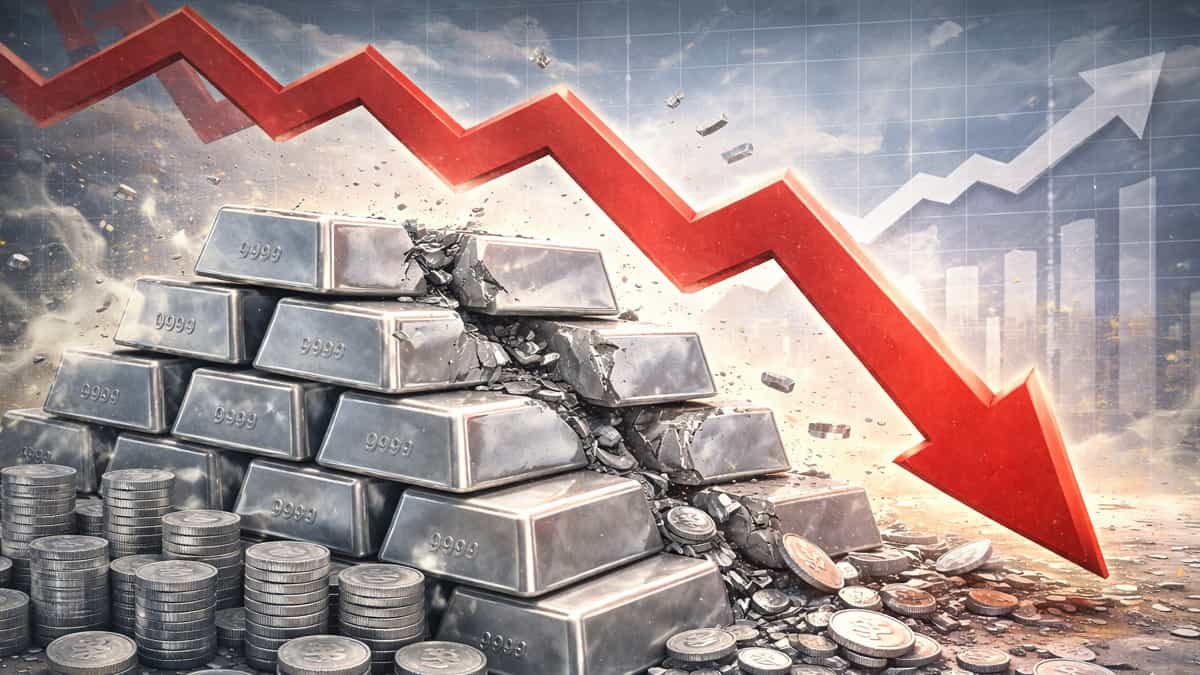 देर रात आधे घंटे में बदला खेल, औंधे मुंह गिरी चांदी, 65 हजार रुपये से भी ज्यादा टूटा भाव, जानिए अब क्या हो गई कीमत