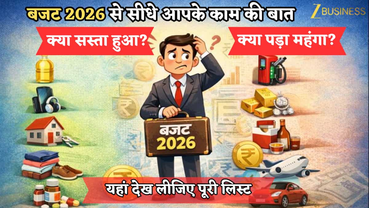बजट 2026 से सीधे आपके काम की बात- क्या सस्ता हुआ, क्या महंगा पड़ेगा? यहां देख लीजिए पूरी लिस्ट