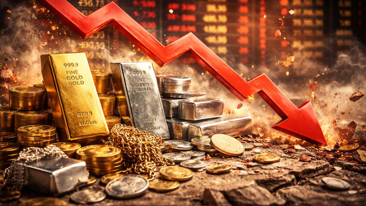 2 फरवरी की सुबह से सोना-चांदी क्यों टूट रहे हैं? सिल्वर में ₹40,000 की बड़ी गिरावट, ₹8,000 टूटा गोल्ड- अब आगे क्या करें?