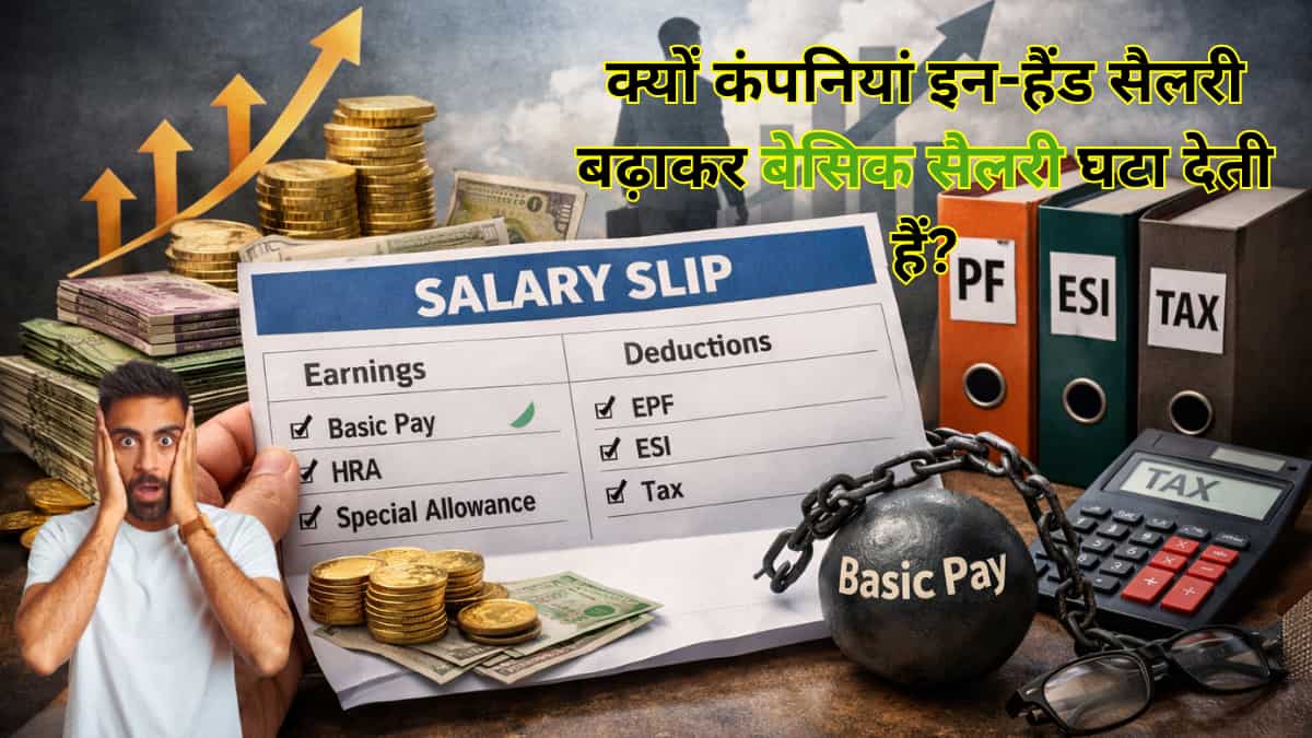 क्यों कंपनियां इन-हैंड सैलरी बढ़ाकर बेसिक सैलरी घटा देती हैं? जानिए सैलरी स्लिप का वो 'सीक्रेट' जो कोई नहीं बताता