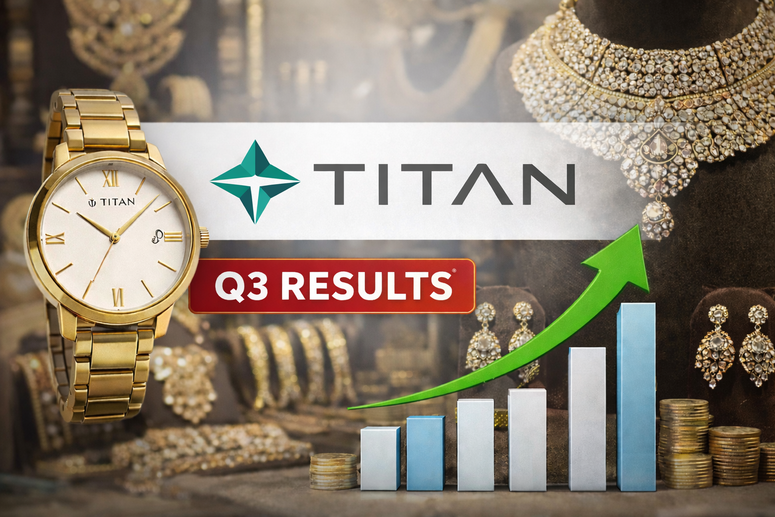 Titan Q3 Results: टाटा के 'टाइटन' ने बाजार में गाड़ा झंडा! ज्वेलरी से जमकर बरसा पैसा, मुनाफे ने तोड़े पुराने सभी रिकॉर्ड