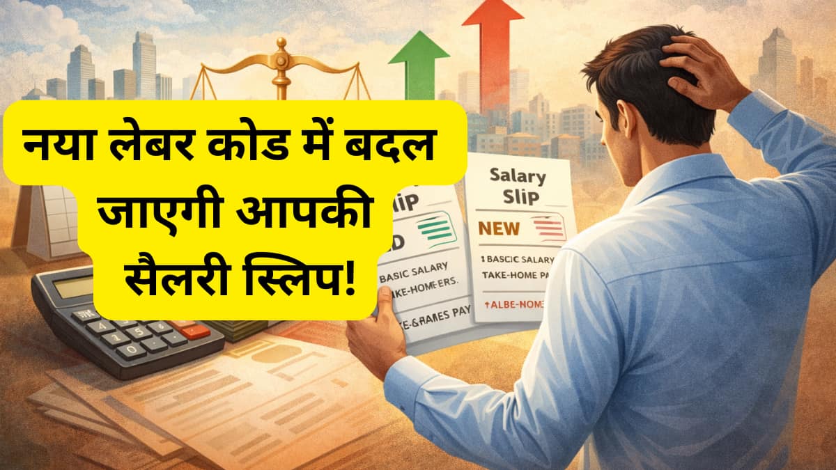 नया लेबर कोड में बदल जाएगी आपकी सैलरी स्लिप! इन-हैंड सैलरी कम होगी या बढ़ेगी? समझें टेक-होम पे का हिसाब और ₹50,000 सैलरी का कैलकुलेशन