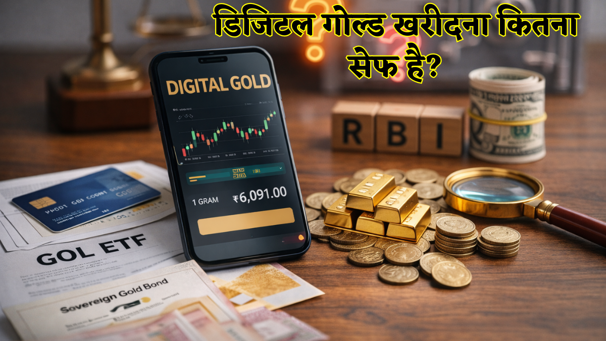 डिजिटल गोल्ड खरीदना कितना सेफ है? ₹1 में सोने की चमक के पीछे छिपा है ये असली गणित! निवेश से पहले जरूर पढ़ें ये रिपोर्ट