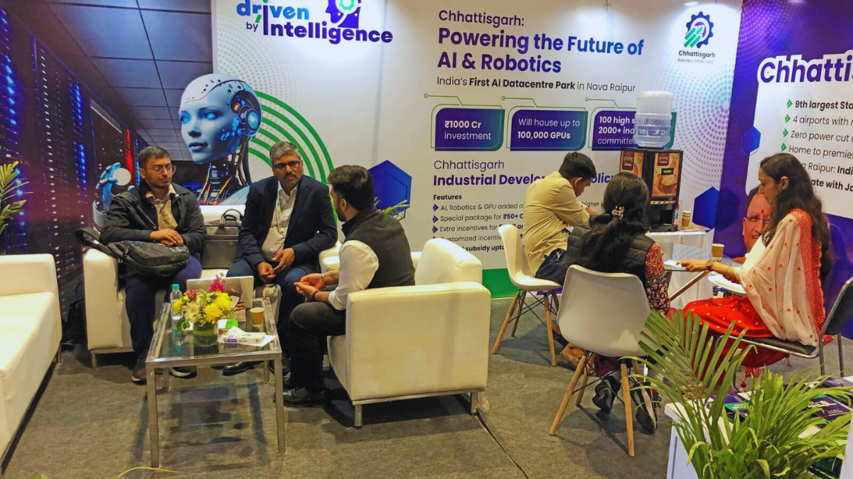 भारत मंडपम में एआई इम्पैक्ट समिट: छत्तीसगढ़ का स्टॉल बना आकर्षण केंद्र