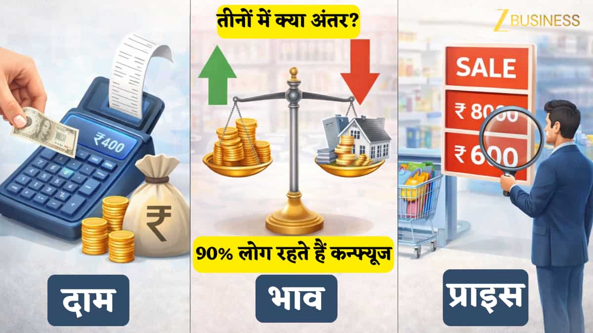 दाम, भाव और प्राइस में क्या अंतर? 90% लोग रहते हैं कन्फ्यूज, ज्यादातर को लगता है एक ही हैं सब, पर ऐसा नहीं, जानिए क्यों?