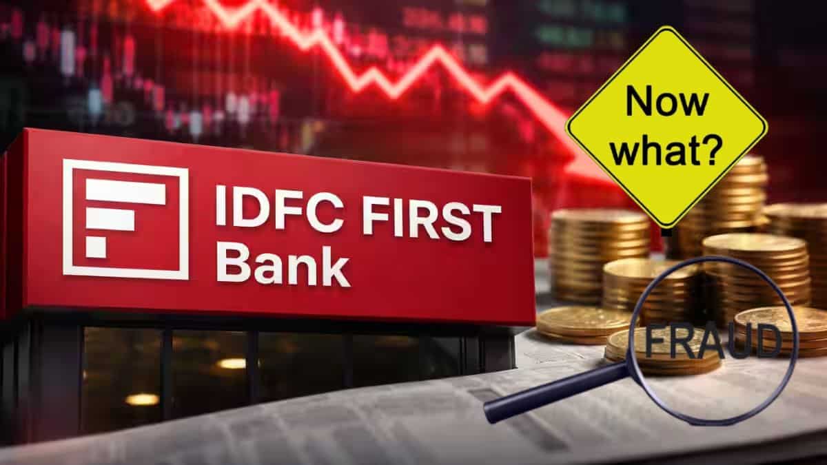 ₹590 करोड़ फ्रॉड के बाद IDFC First Bank शेयर में आगे क्या करें? 28 लाख रीटेल निवेशकों ने लगाया है मेहनत का पैसा