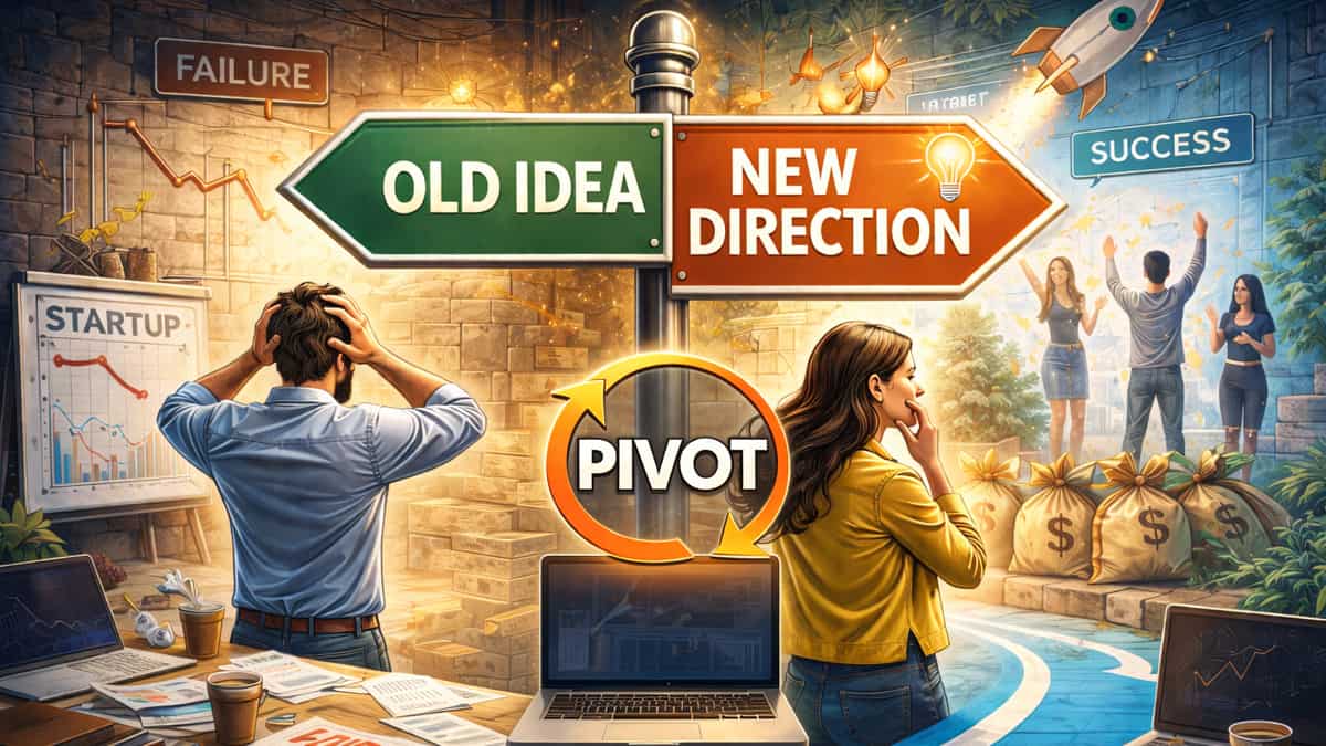 Pivot क्या होता है? कब करना चाहिए? बहुत से फाउंडर यहीं फंसते हैं, अपने ही हाथों से बर्बाद कर देते हैं बिजनेस!