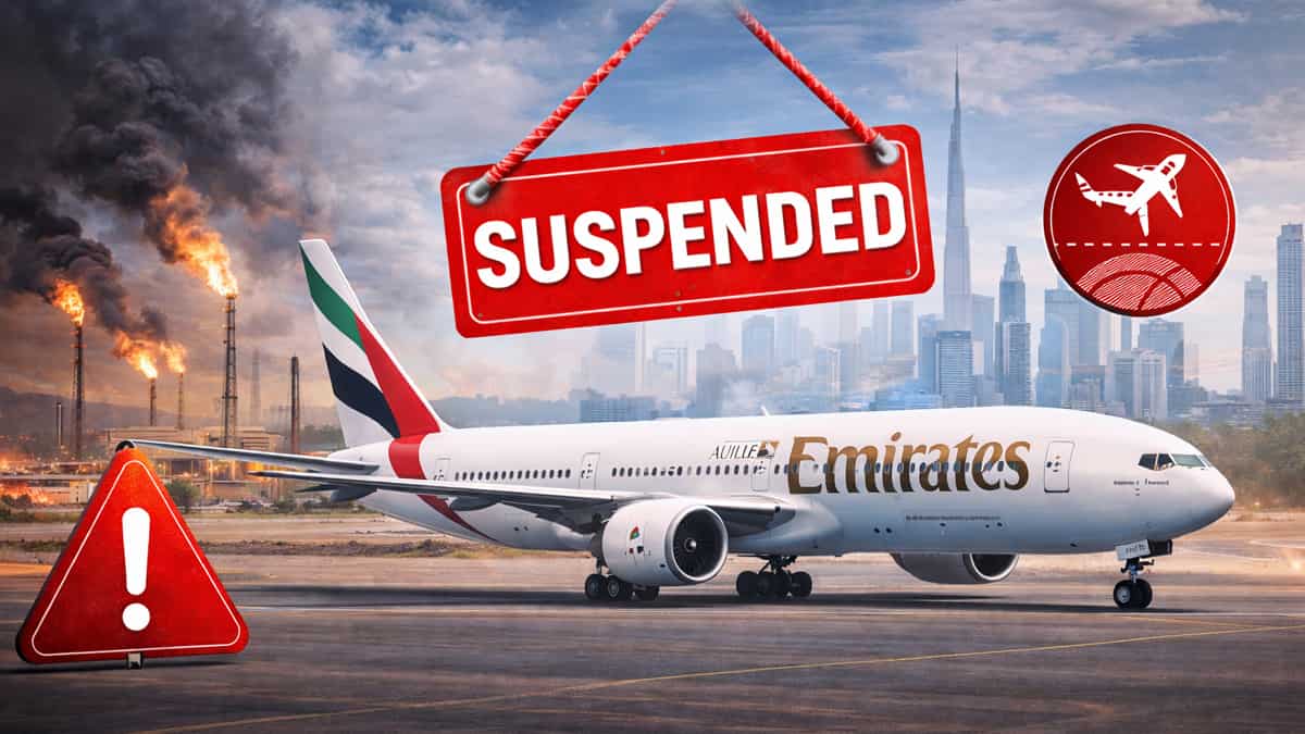 Emirates ने दुबई से जुड़ी सभी उड़ानें कीं रद्द, कल शाम तक बंद रहेंगे ऑपरेशन, जानिए क्या हैं विकल्प, कैसे मिलेगा रिफंड?