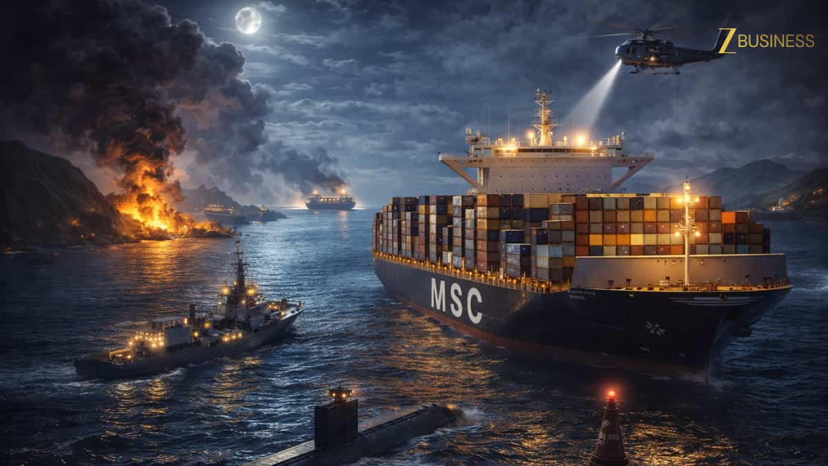 समुद्री व्यापार पर संकट का साया: MSC शिपिंग ने बदले रूट, जहाजों को दिया सुरक्षित आश्रय में जाने का निर्देश!