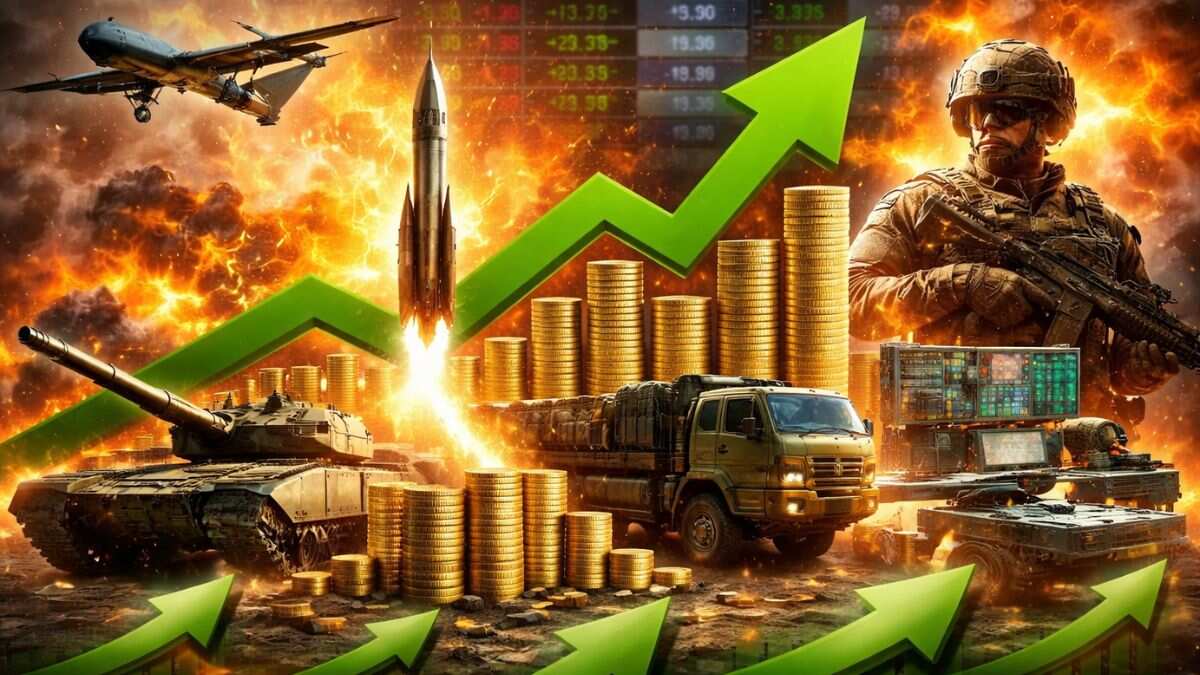 बाजार धड़ाम, डिफेंस शेयरों में धमाका! इजरायल-ईरान युद्ध के बीच 15% से ज्यादा भागे ये Defence Stocks