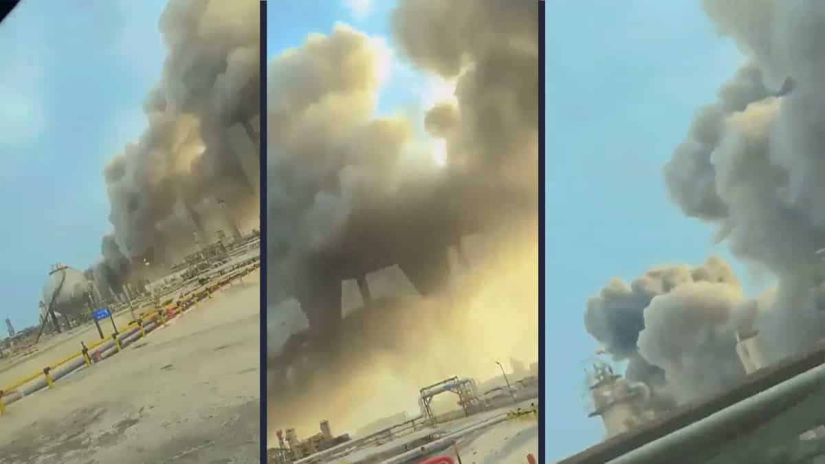 Iran-Israel War: Saudi Aramco Ras Tanura रिफाइनरी पर ड्रोन हमला, उठा काला धुआं, आधिकारिक सूत्रों ने बताया क्या हुआ