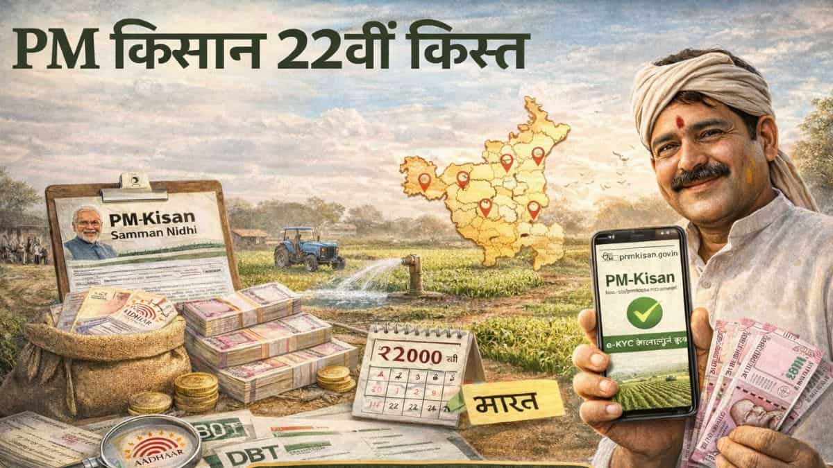 PM Kisan: 22वीं किस्त पाने के लिए ये 2 काम जरूरी, वरना अटक सकते हैं आपके 2000 रुपये