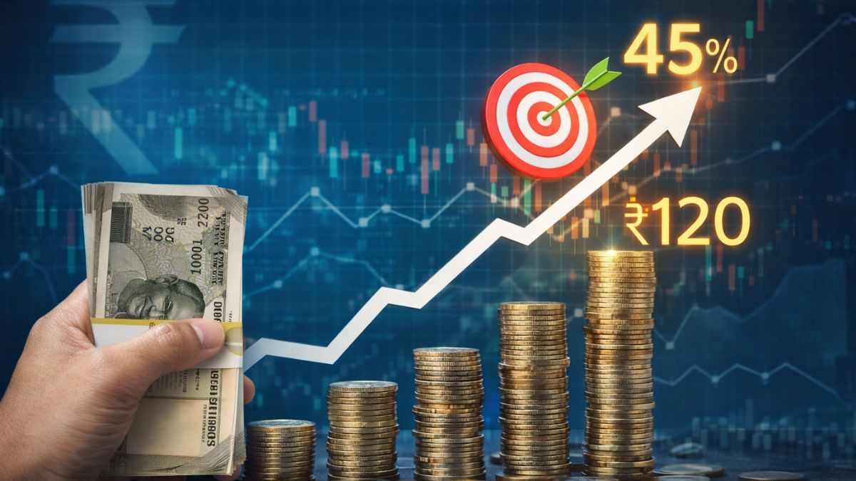 ₹120 के शेयर पर ब्रोकरेज का बुलिश दांव,45% अपसाइड का टारगेट