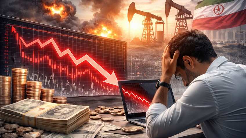 सेंसेक्स-निफ्टी में 3% की बड़ी सेंध! FIIs ने निकाले ₹23,000 करोड़, लेकिन युद्ध के बीच डिफेंस शेयरों ने दिखाई ताकत