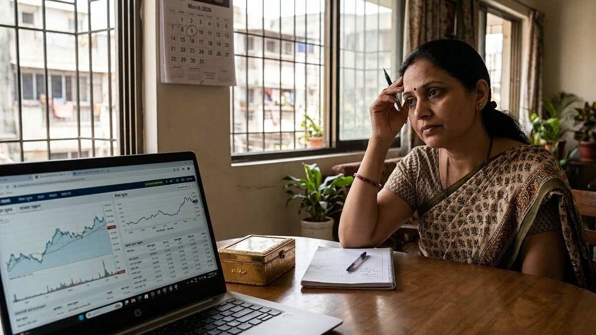 शेयर बाजार में घटी दिलचस्पी