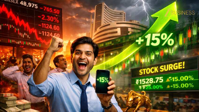 सेंसेक्स धड़ाम पर इस कंपनी के शेयरों ने भरी 15% की ऊंची उड़ान, रिकॉर्ड डेट पर बोनस स्टॉक्स की बौछार!