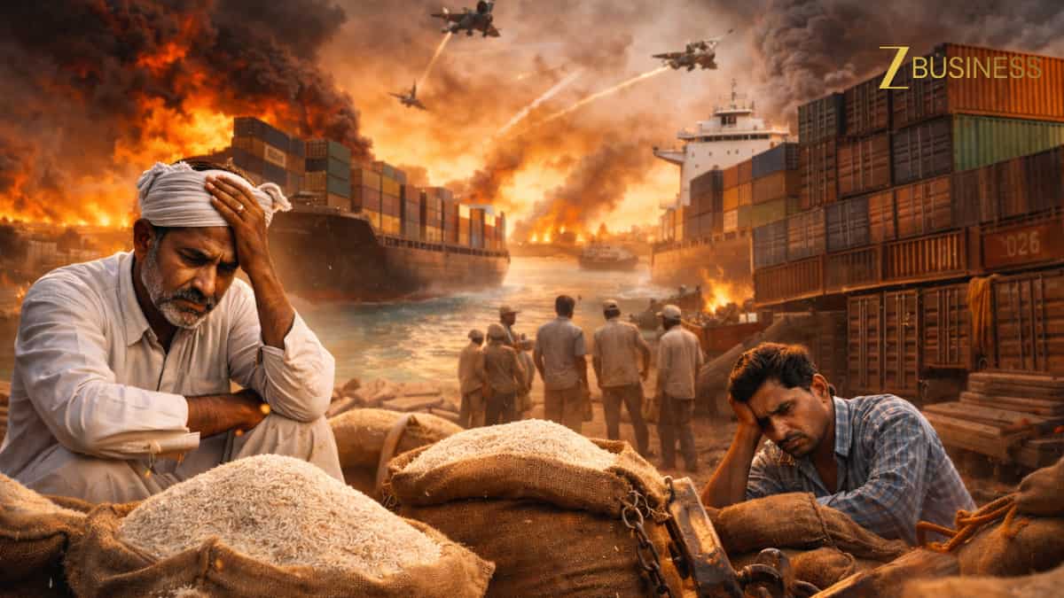 मिडिल ईस्ट की जंग और बासमती की सिसकी! जंग की आग में झुलसा बासमती का कारोबार, लाखों टन चावल जहाजों में फंसा