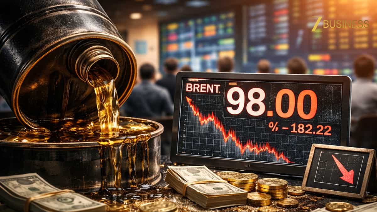 तेल बाजार में बड़ा उलटफेर! 116 डॉलर से लुढ़ककर 98 डॉलर पर आया कच्चा तेल
