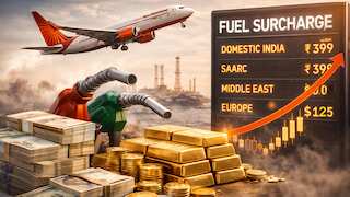 ईरान-इजरायल युद्ध का हवाई सफर पर बुरा असर, एयर इंडिया ने बढ़ाया फ्यूल सरचार्ज, घरेलू और विदेशी उड़ानें होंगी महंगी