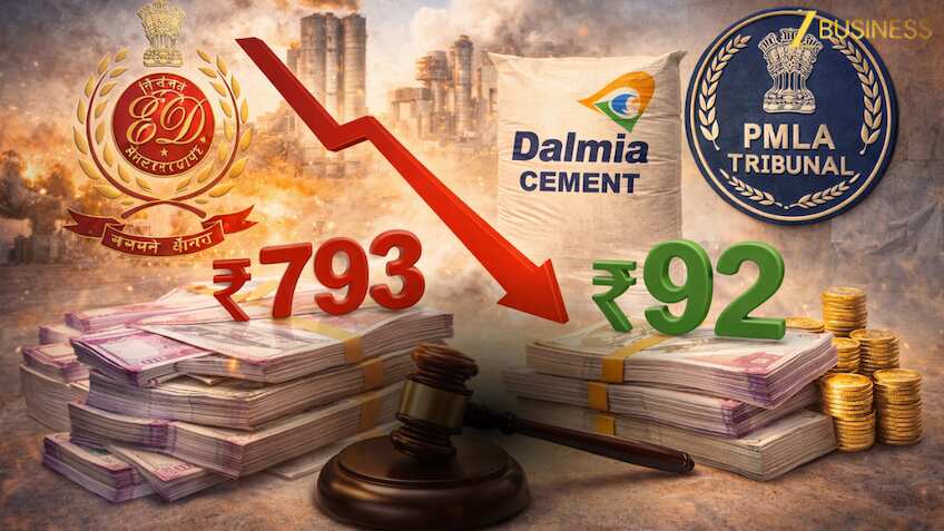 डालमिया सीमेंट को बड़ी राहत: PMLA ट्रिब्यूनल ने ₹793 करोड़ के आरोप घटाकर ₹92 करोड़ किए, ED केस में आंशिक राहत