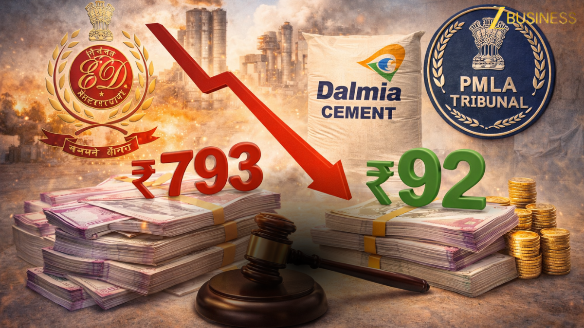 डालमिया सीमेंट को बड़ी राहत: PMLA ट्रिब्यूनल ने ₹793 करोड़ के आरोप घटाकर ₹92 करोड़ किए, ED केस में आंशिक राहत