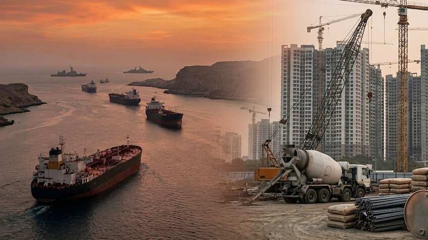 हॉर्मुज- कच्चे तेल संकट ने बिगाड़ा घर खरीदारों का बजट, ₹2780/sqft पहुंची लागत, MMR-दिल्ली में सबसे ज्यादा मार