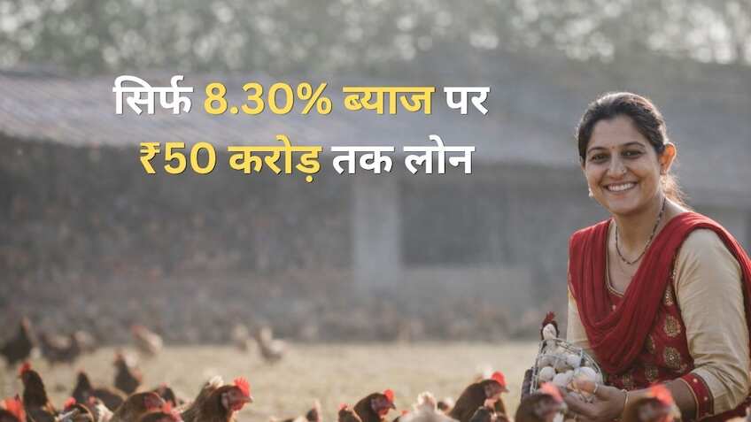 पोल्ट्री बिजनेस शुरू करने का गोल्डन चांस! 8.30% ब्याज पर ₹50 करोड़ तक लोन दे रहा ये सरकारी बैंक