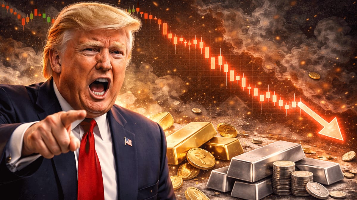 Gold-Silver Prices Crash: ट्रंप के एक बयान से औंधे मुंह गिरा सोना, एक ही दिन में हुआ ₹7000 तक सस्ता, चांदी भी टूटी