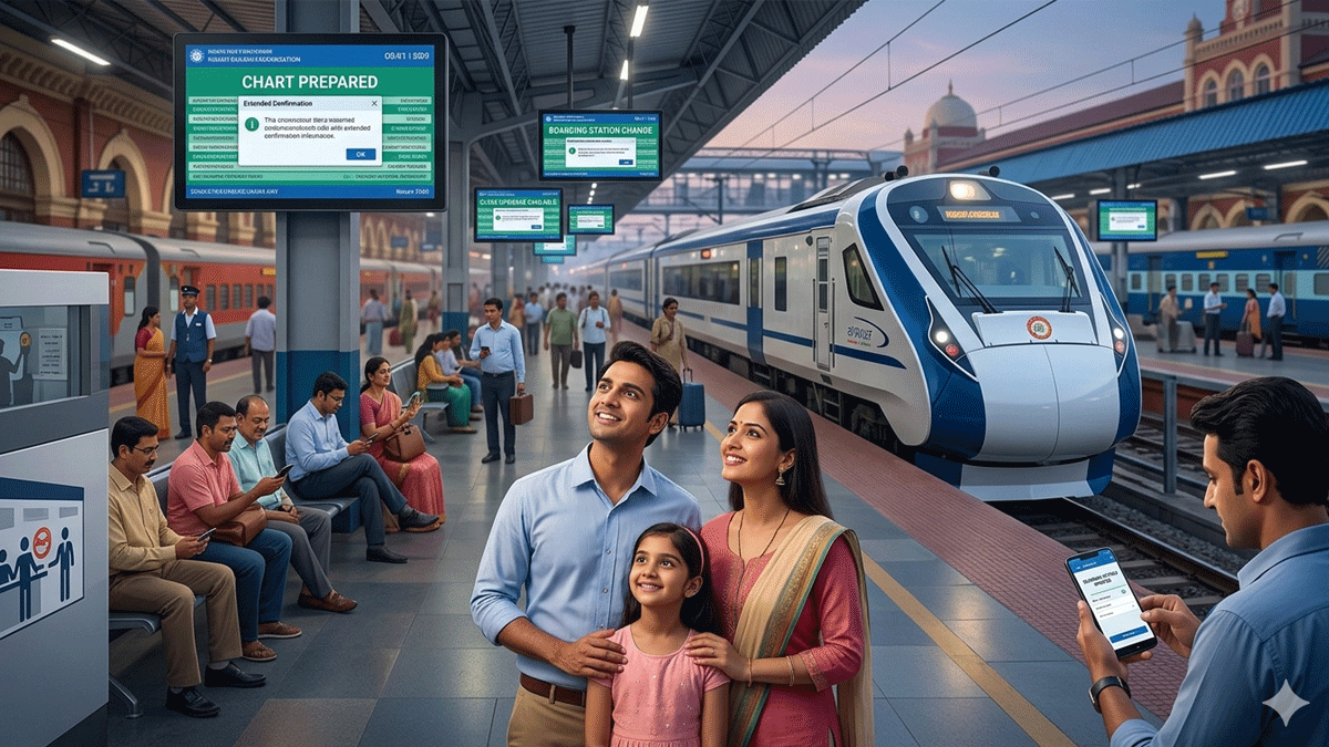 रिफंड नियमों पर रेलवे ने दूर किए सारे भ्रम, चार्टिंग से लेकर बोर्डिंग स्टेशन बदलने तक, अब यात्रियों को मिलेंगी ये बड़ी सुविधाएं!
