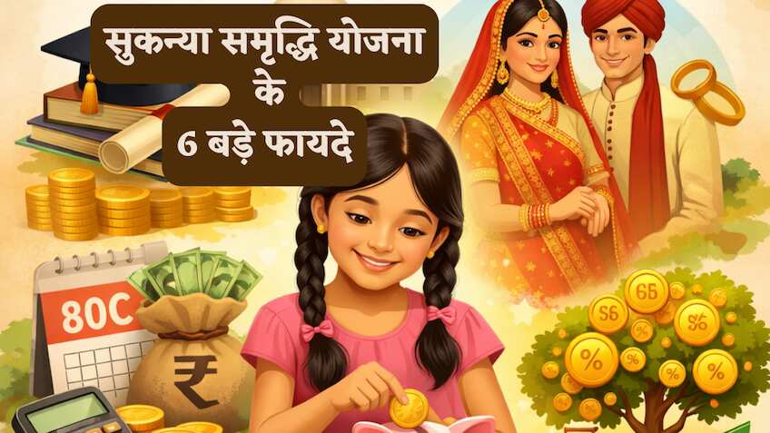 सुकन्या समृद्धि स्कीम के 6 बड़े फायदे, जो हर बेटी को बनाएंगे फ्यूचर में धनवान, शर्तें और निवेश का तरीका भी जानें