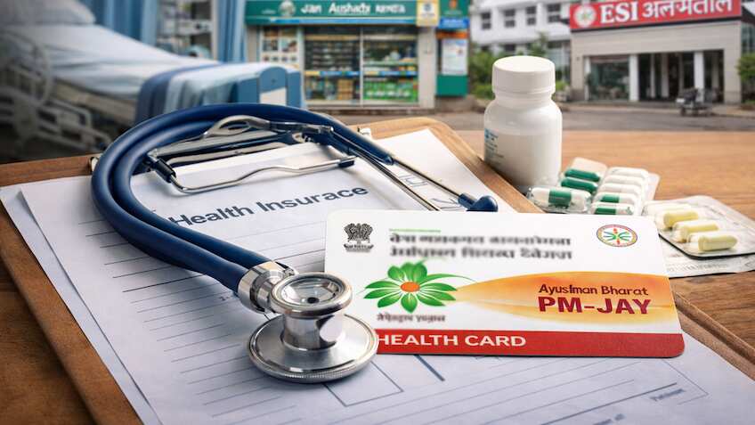 Government Health Schemes: आयुष्मान भारत से जन औषधि तक, जानें ₹5 लाख के मुफ्त इलाज और सस्ती दवाओं की हर बारीकी!