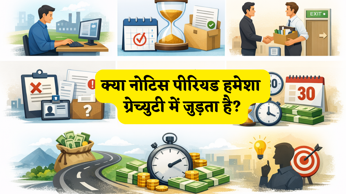 ग्रेच्युटी का नियम बदला, अब नोटिस पीरियड के महीने में भी काउंट होंगे या नहीं? फायदा हुआ या नुकसान?